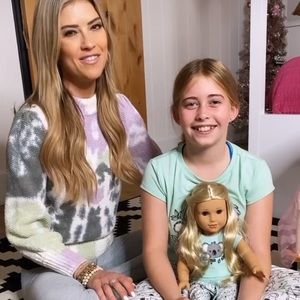 Madewell Puff Sleeve Tie Dye Sweater